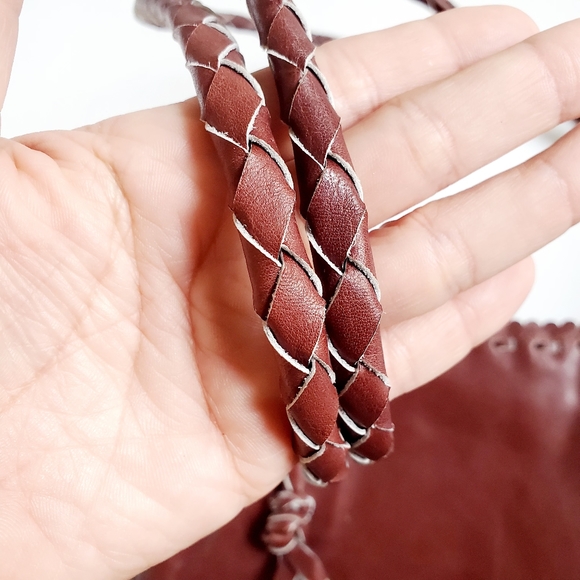 Colorful Leather Tote Bag embroidery Thailand - Picture 9 of 16